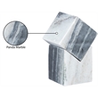 Meridian Furniture Quad Panda Marble Decorative Cube