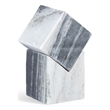 Meridian Furniture Quad Panda Marble Decorative Cube