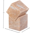 Meridian Furniture Quad Pink Marble Decorative Cube