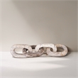 Meridian Furniture Lynx Beige Marble Decorative Chain Links