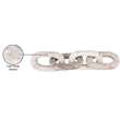 Meridian Furniture Lynx Beige Marble Decorative Chain Links