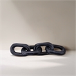 Meridian Furniture Lynx Black Marble Decorative Chain Links