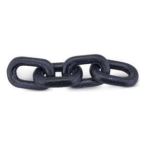 Meridian Furniture Lynx Black Marble Decorative Chain Links