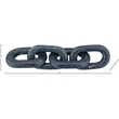 Meridian Furniture Lynx Green Marble Decorative Chain Links