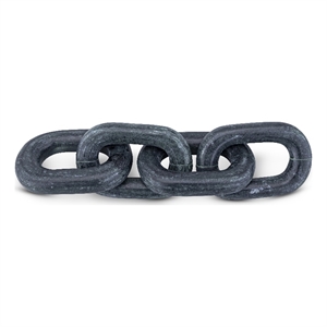 Meridian Furniture Lynx Green Marble Decorative Chain Links