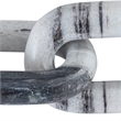 Meridian Furniture Lynx Panda Marble Decorative Chain Links