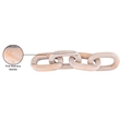 Meridian Furniture Lynx Pink Marble Decorative Chain Links