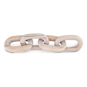 Meridian Furniture Lynx Pink Marble Decorative Chain Links