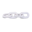 Meridian Furniture Lynx White Marble Decorative Chain Links