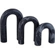 Meridian Furniture Arco Black Marble 3pc. Decorative Object