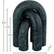 Meridian Furniture Arco Green Marble 3pc. Decorative Object