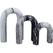 Meridian Furniture Arco Panda Marble 3pc. Decorative Object