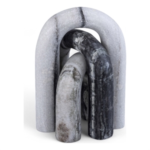 Meridian Furniture Arco Panda Marble 3pc. Decorative Object