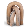 Meridian Furniture Arco Pink Marble 3pc. Decorative Object