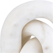 Meridian Furniture Arco White Marble 3pc. Decorative Object