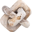 Meridian Furniture Bond Beige Marble Decorative Knot