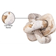 Meridian Furniture Bond Beige Marble Decorative Knot