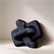 Meridian Furniture Bond Black Marble Decorative Knot