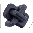 Meridian Furniture Bond Black Marble Decorative Knot