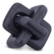 Meridian Furniture Bond Black Marble Decorative Knot