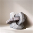 Meridian Furniture Bond Brown Marble Decorative Knot