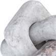Meridian Furniture Bond Brown Marble Decorative Knot