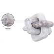 Meridian Furniture Bond Brown Marble Decorative Knot