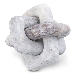 Meridian Furniture Bond Brown Marble Decorative Knot