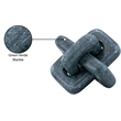 Meridian Furniture Bond Green Marble Decorative Knot