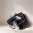 Meridian Furniture Bond Panda Marble Decorative Knot