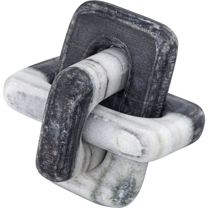 Meridian Furniture Bond Panda Marble Decorative Knot