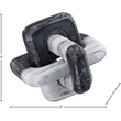 Meridian Furniture Bond Panda Marble Decorative Knot