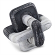 Meridian Furniture Bond Panda Marble Decorative Knot