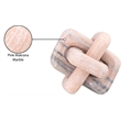 Meridian Furniture Bond Pink Marble Decorative Knot