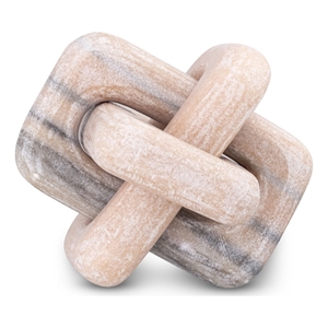 Meridian Furniture Bond Pink Marble Decorative Knot