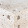 Meridian Furniture Dice Beige Travertine Decorative Dice
