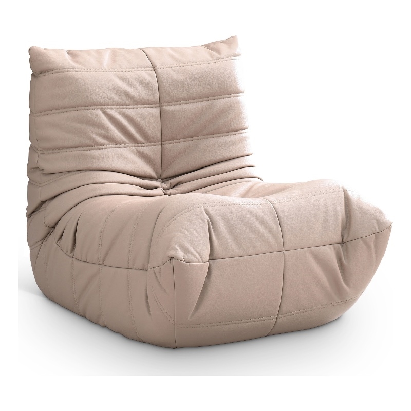 Meridian Furniture Relax Tan Vegan Leather Upholstered Chair