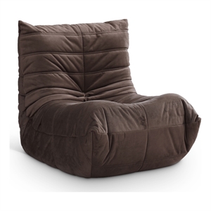 Meridian Furniture Relax Brown Velvet Upholstered Chair