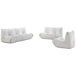 Meridian Furniture Relax Cream Velvet Upholstered Chair