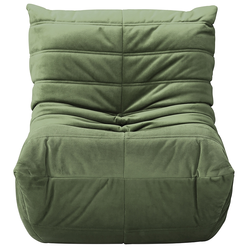 Meridian Furniture Relax Green Velvet Upholstered Chair