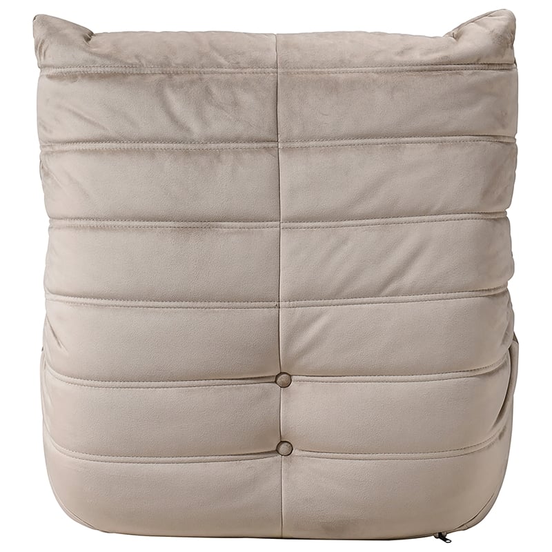 Meridian Furniture Relax Taupe Velvet Upholstered Chair
