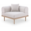 Meridian Furniture Beige Laguna Olefin Patio Corner Modular Chair