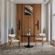 Meridian Furniture Sacha Beige Linen Textured Fabric Dining Chair (Set of 2)