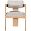 Meridian Furniture Sacha Beige Linen Textured Fabric Dining Chair (Set of 2)