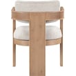 Meridian Furniture Sacha Beige Linen Textured Fabric Dining Chair (Set of 2)