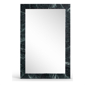 Meridian Furniture Pavia Green Genuine Marble Frame Mirror
