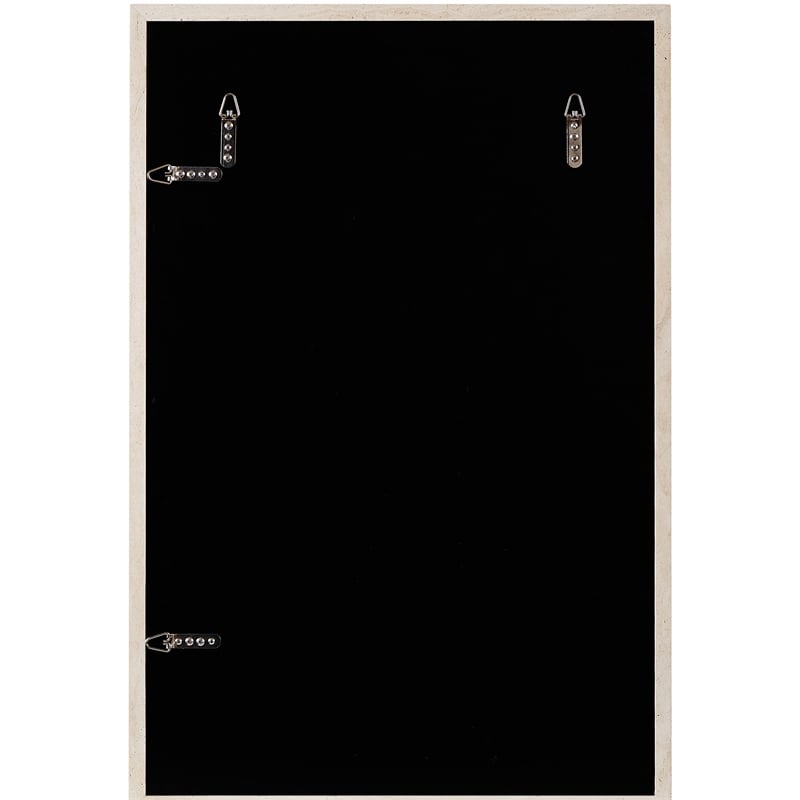 Meridian Furniture Pavia Natural Genuine Travertine Frame Mirror