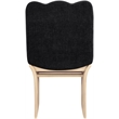 Meridian Furniture Shaw Black Chenille Fabric Upholstered Dining Chair