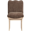 Meridian Furniture Shaw Brown Chenille Fabric Upholstered Dining Chair