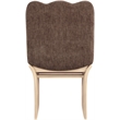 Meridian Furniture Shaw Brown Chenille Fabric Upholstered Dining Chair